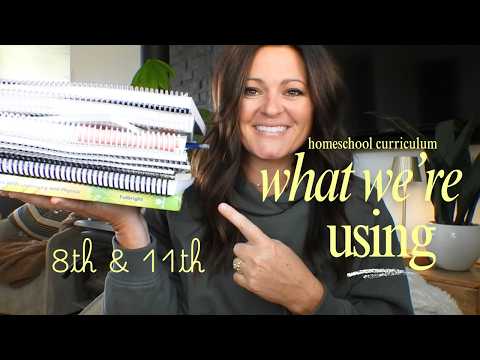 Homeschool Curriculum We're Using This Year || Middle & High School
