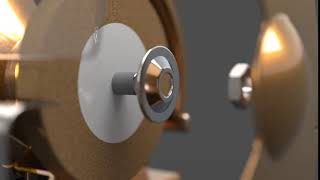 Bench Grinder Animation - SOLIDWORKS Visualize Professional