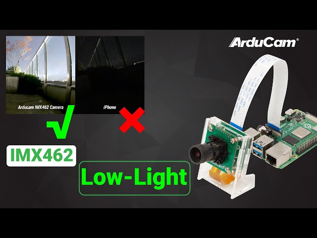 2MP IMX462 Color Ultra Low Light STARVIS Camera Module with 141°(H)  Wide-Angle M12 Lens for Raspberry Pi - Arducam