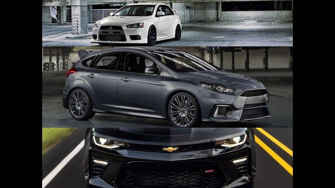 2016-focus-rs-vs-2016-camaro-ss-evo-x-youtube
