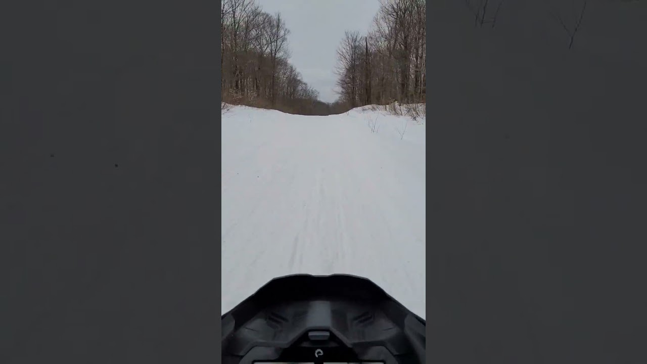 Tug hill New York snowmobil trails.