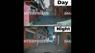 Day &amp; Night Result of Hikvision DS-2CE10DF0T-PFS 2MP ColorVu Audio Fixed Mini Bullet Camera