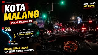 Perjalanan Malam Dari Jl Soekarno Hatta Ke Arah Dinoyo Kota Malang 