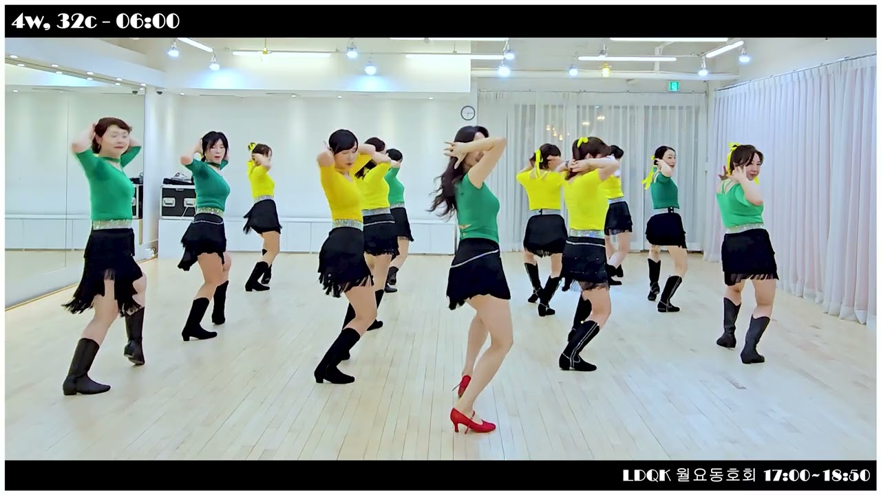 Own The Rhythm Line Dance l Improver l 오운 더 리듬 라인댄스 l Linedancequeen l Junghye Yoon