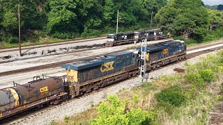 Famous Two NS Stacks Meet at Inman, CP Units, a CSX Freight and Amtrak 19 Departs ATL Net Worth
