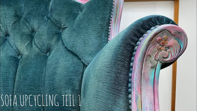 How to Paint Upholstery, keep it soft, and velvety! No cracking or