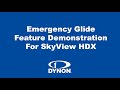 Emergency Glide Demonstration for Dynon's SkyView HDX