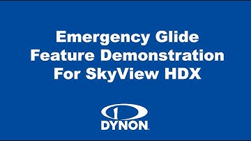 Emergency Glide Demonstration for Dynon