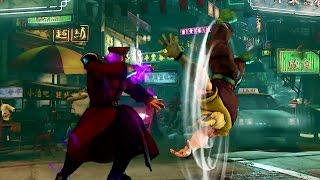 Street Fighter V - M  Bison Reveal Trailer