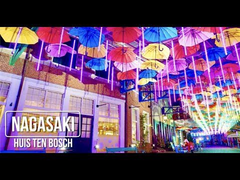 【NAGASAKI】Japan Vacation Tour -Exploring Huis Ten Bosch Amusement Park- Trip&Travel Vlog.