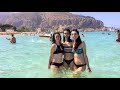 Mondello Beach, Sicily June 2019 Tavormina Vacation