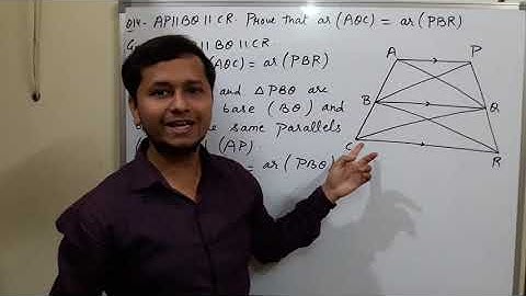 Areas of parallelograms and triangles ex.9.3 Q14 ncert class 9