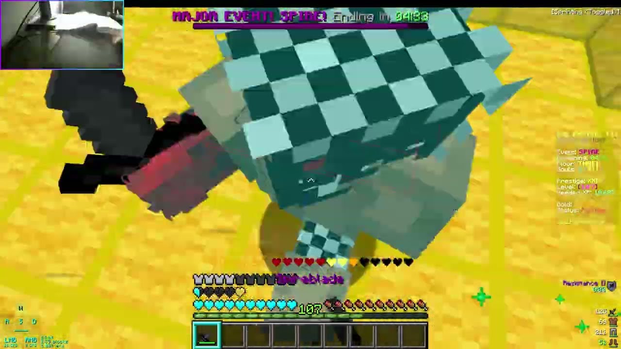 Hypixel Pit but my mouse is absolutely tweaking for some reason