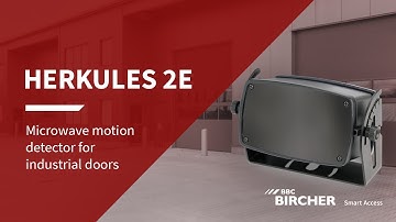 Herkules 2E | Microwave motion detector for industrial doors | BBC Bircher Smart Access