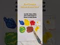 How to make Golden Blonde from just Blue, Yellow, Red and White #oddlysatisfying #colormixing