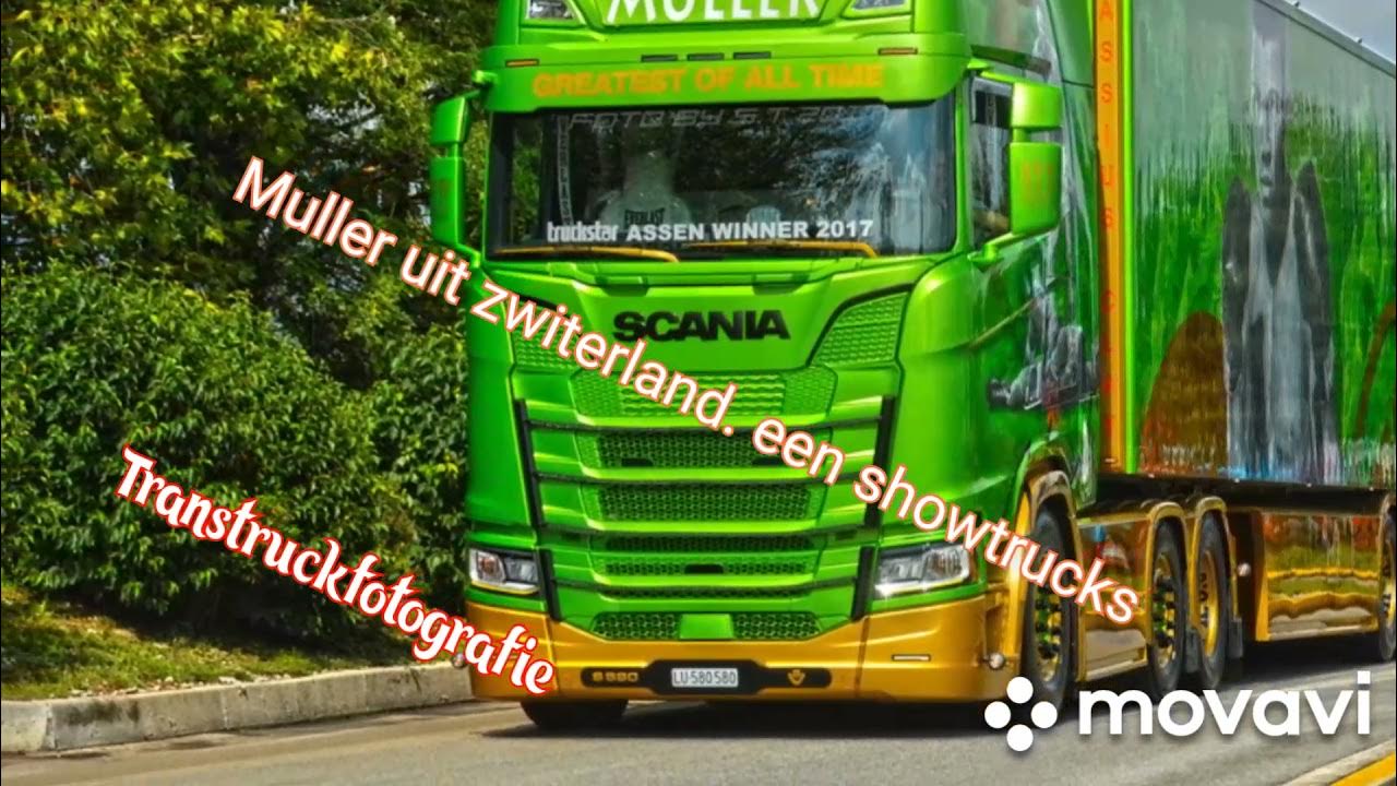 muller scania uit zwiterland. geniet hier van. Elke maand showtruck uit