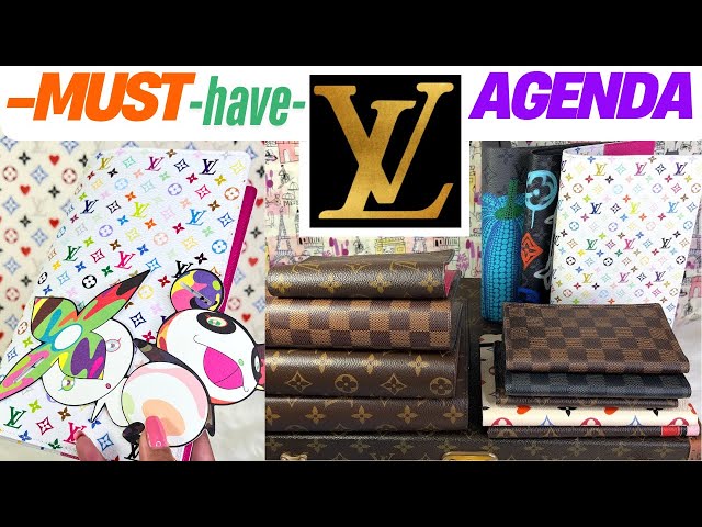 NEW & UPDATED LOUIS VUITTON AGENDA COVER/ NOTEBOOK COVER - YouTube