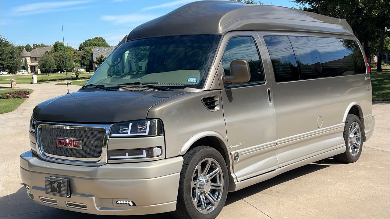 Rare 2014 GMC Savana 9 Passenger Explorer Conversion Van! 