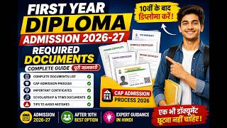 MSBTE Polytechnic Admission: Complete Documents List for 2026-27 | Category-Wise Details