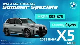 Experience Luxury: 2025 X5 M60i Lease Deals This Summer