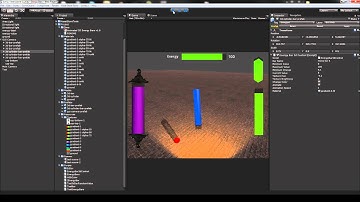 Animated 3D Energy Bars For Unity3d