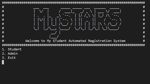 CZ2002 Final Assignment | MySTARS Course registration system in Java