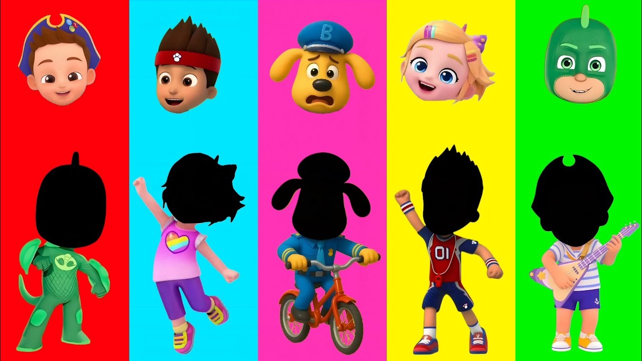 Wrong eyes👀 challenge DAME TU COSITA Pj Masks Funny Puzzle Wrong Heads