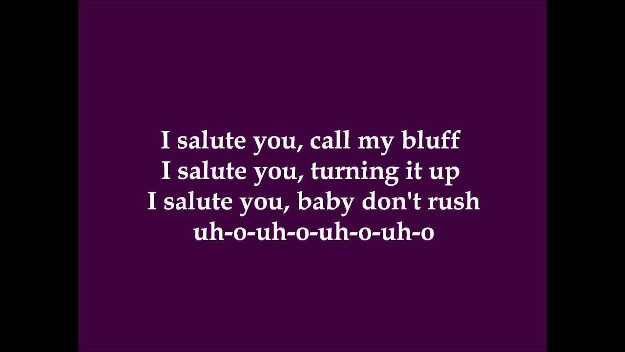 Lori Martini I Salute You Lyrics Genius Lyrics