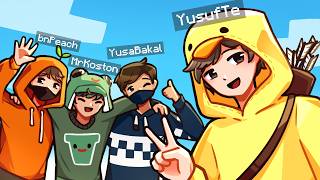 32 YouTuber Minecraft Turnuvasına Katıldık...