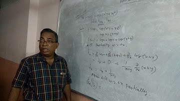 Problem on partial Derivative part-4 for BCA, MCA,B.Tech By Prof.Dipanjan kr.Dey,M.sc Math & M.Tech