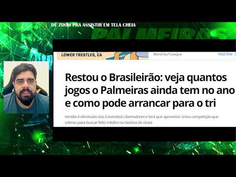 QUINTA- FEIRA AGITADA NO PALMEIRAS!! DEPOIS DA ELIMINAÇÃO PARA BOTAFOGO ABEL FERREIRA VAI...''