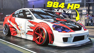 🔥Ultimate Street Sleeper! Acura RSX-S ’04 Maxed Out Custom | NFS Heat