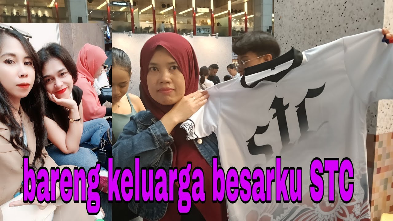 PEMBAGIAN KAOS STC BARENG KELUARGA BESAR KU DI TAIWAN
