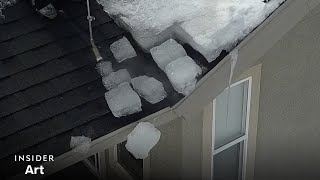 Removing Ice Dams From Roofs | Insider Art by Insider Art 22,808 views 1 year ago 1 minute, 58 seconds