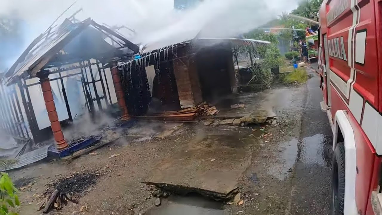 Kebakaran TKM Jl. Pagat Sari Gading Banua Binjai Barabai HST