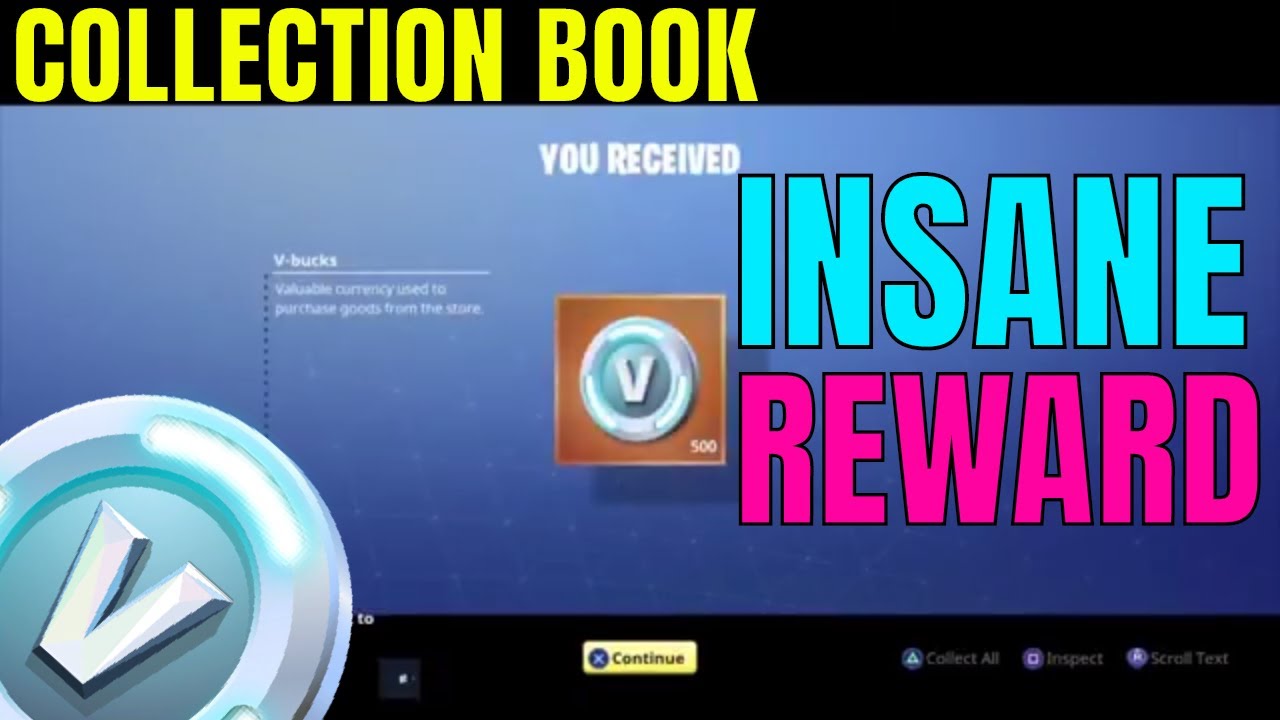 fortnite 500 v buck reward collection book 5 save the world - fortnite 500 v bucks