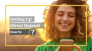 A FCU How-To Setting Up Direct Deposit