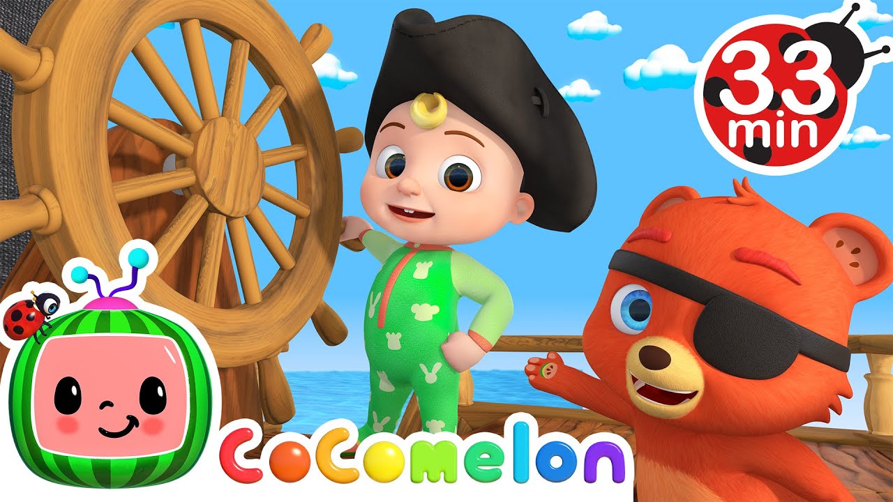 This is the Way (Pirate Version) + More CoComelon Animal Time | Animals for Kids | Nursery Rhymes