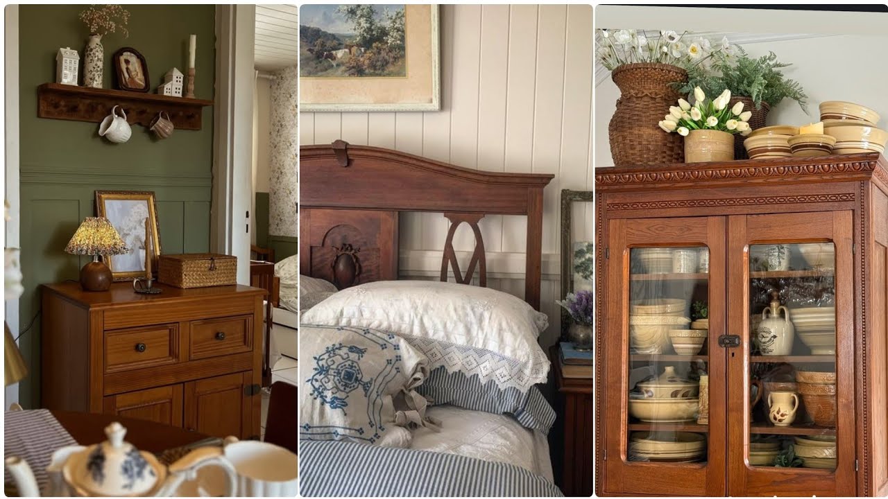 Идеи оформления дома в стиле винтажного фермерского дома. #винтаж #декор #сделайсам #деревенскийш...