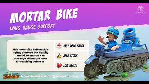Boom Beach: Frontlines - Mortar Bike Introduction