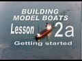 How to scratch build an R/C Great Lakes freighter- Lesson 1a getting started measurements and plans