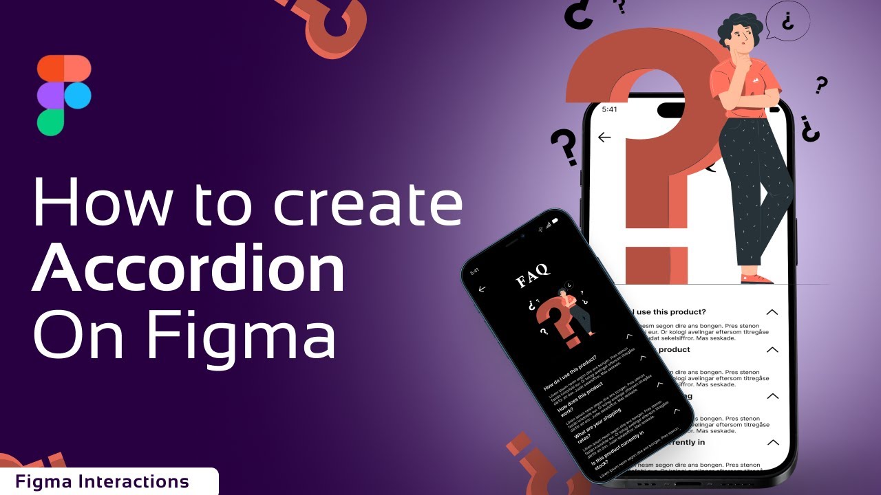 4 Minutes | How to Create Accordion on Figma (FAQ) - YouTube