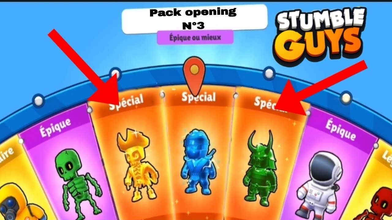 MON PLUS GROS PACK OPENING SUR STUMBLE GUYS !! YouTube