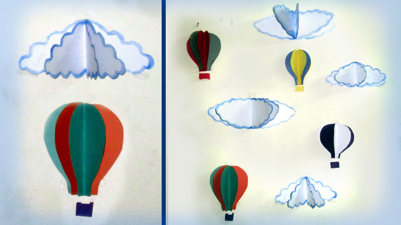 Технология 4 класс воздушный. Парашютики из бумаги. Поделка парашют из бумаги. Объемный воздушный шар. Воздушный шар аппликация для детей.