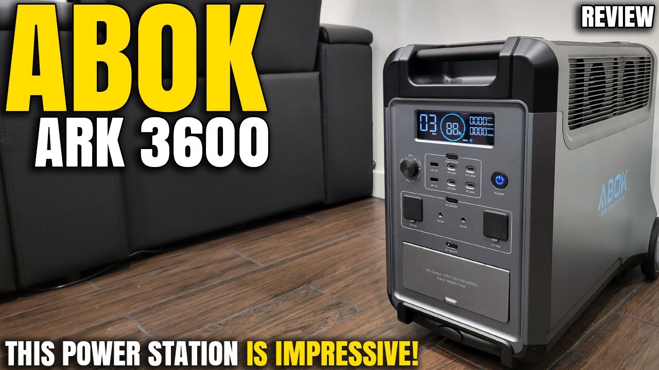 This Power Station Is IMPRESSIVE! | Abok Ark 3600 Portable Power Station Review