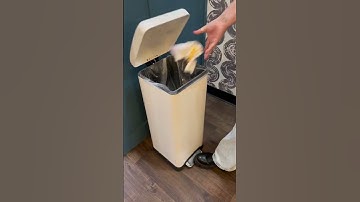 Easy clean up with a Happimess trash can ✨🤭