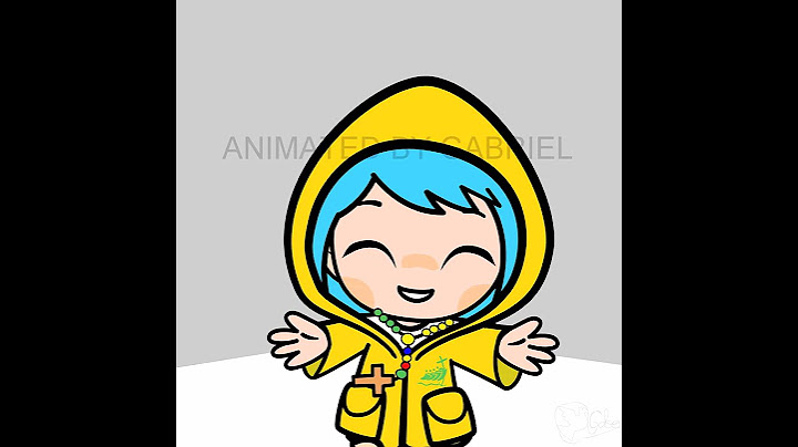 Vatican's anime mascot Luce - Hug animation