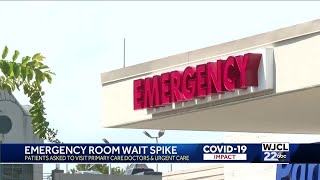 Georgia hospitals seeing longer emergency room wait times as COVID-19 infections climb