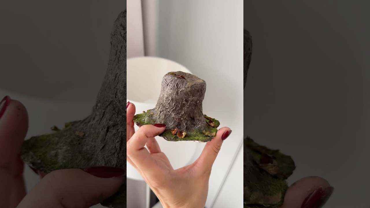 Пень из втулки, миниатюра формат 1:6 