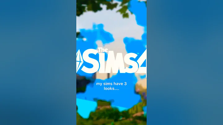 My Sims Game Has Three  Looks! | The Sims 4 #sims #thesims #shorts